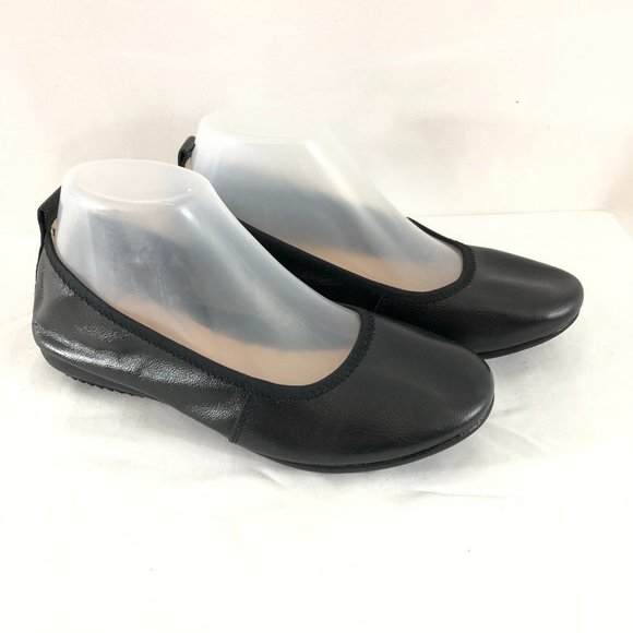 Kunsto Womens Ballet Flats Faux Leather Slip On 6 - Picture 1 of 6